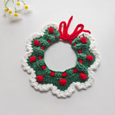Furiva Knit Bow Christmas Pet Scarf - product image 6