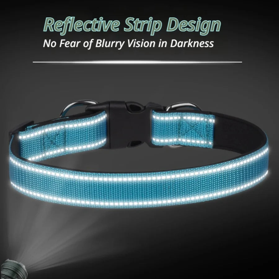 Furiva Comfort-Lined Reflective Dog Collar - product image 5
