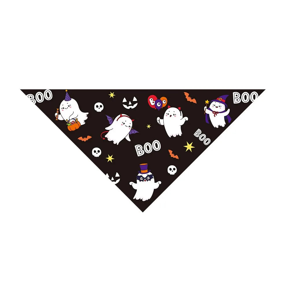 Furiva Halloween Ghost & Pumpkin Pet Bandana - product image 7