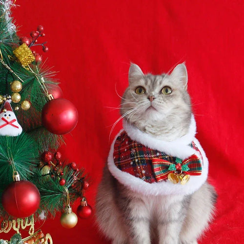 Furiva Christmas Pet Scarf Cloak - product image 2