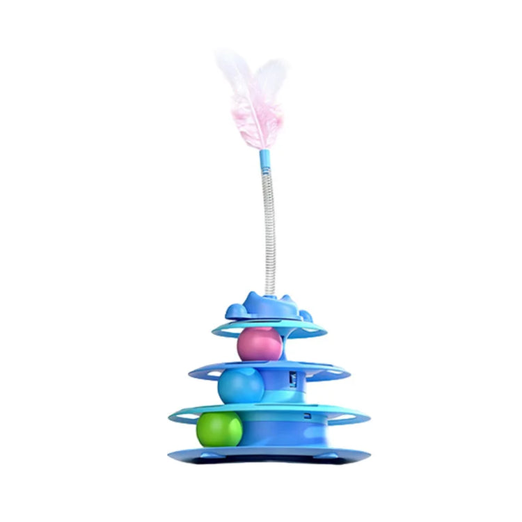 Furiva Turntable Feather & Ball Cat Toy - product image 5