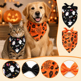 Furiva Halloween Ghost & Pumpkin Pet Bandana - product image 5