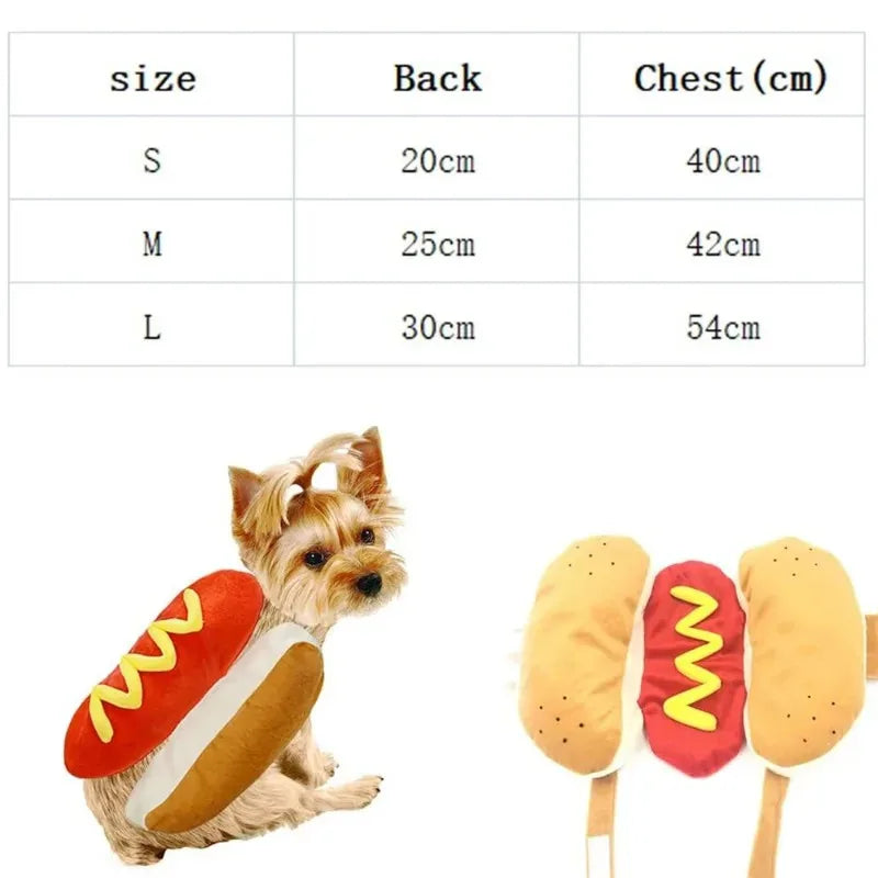 Furiva Hot Dog Pet Costume for Dogs - product image 6