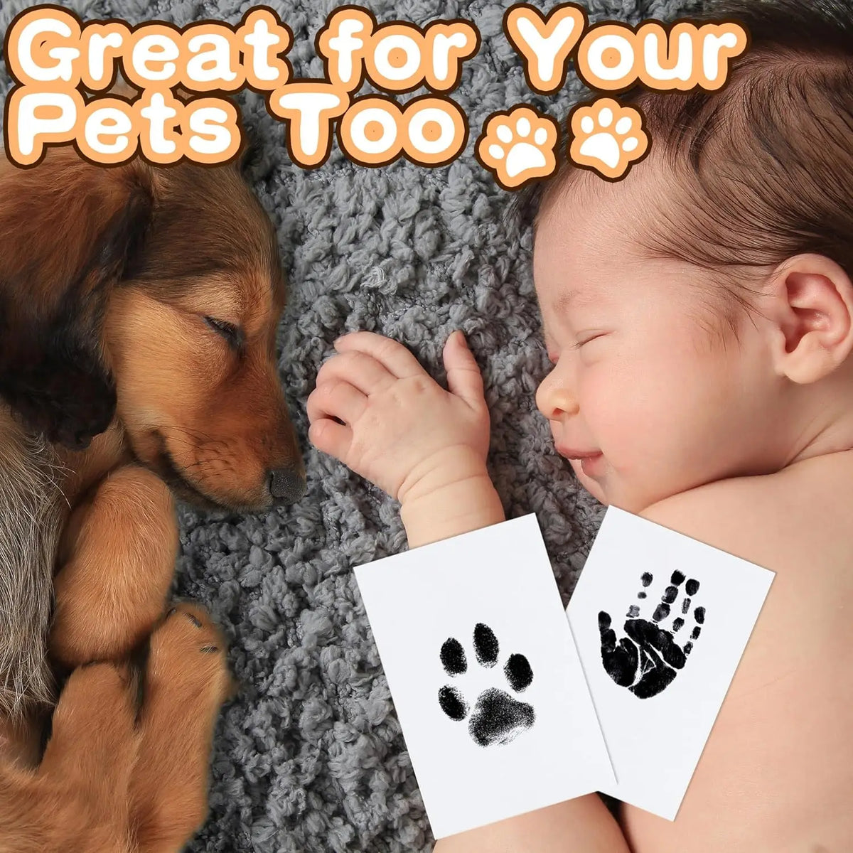 Clean-Touch Paw Print Ink Pad from Furiva Pets