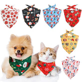 Furiva Christmas Triangle Pet Bandana from Furiva Pets