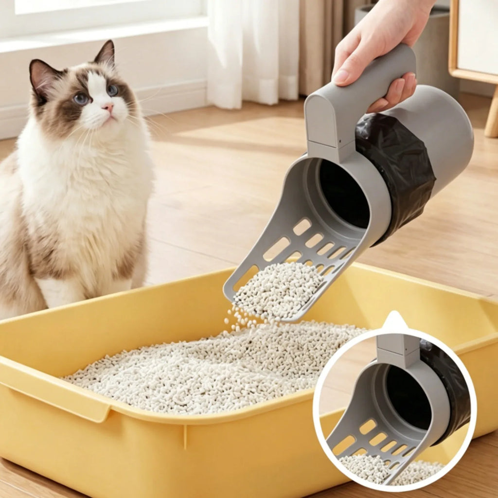 Furiva Cat Litter Scoop Station with Waste Bags - product image 5