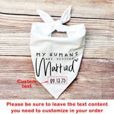 Furiva “My Humans Are Getting Married” Dog Bandana - product image 5