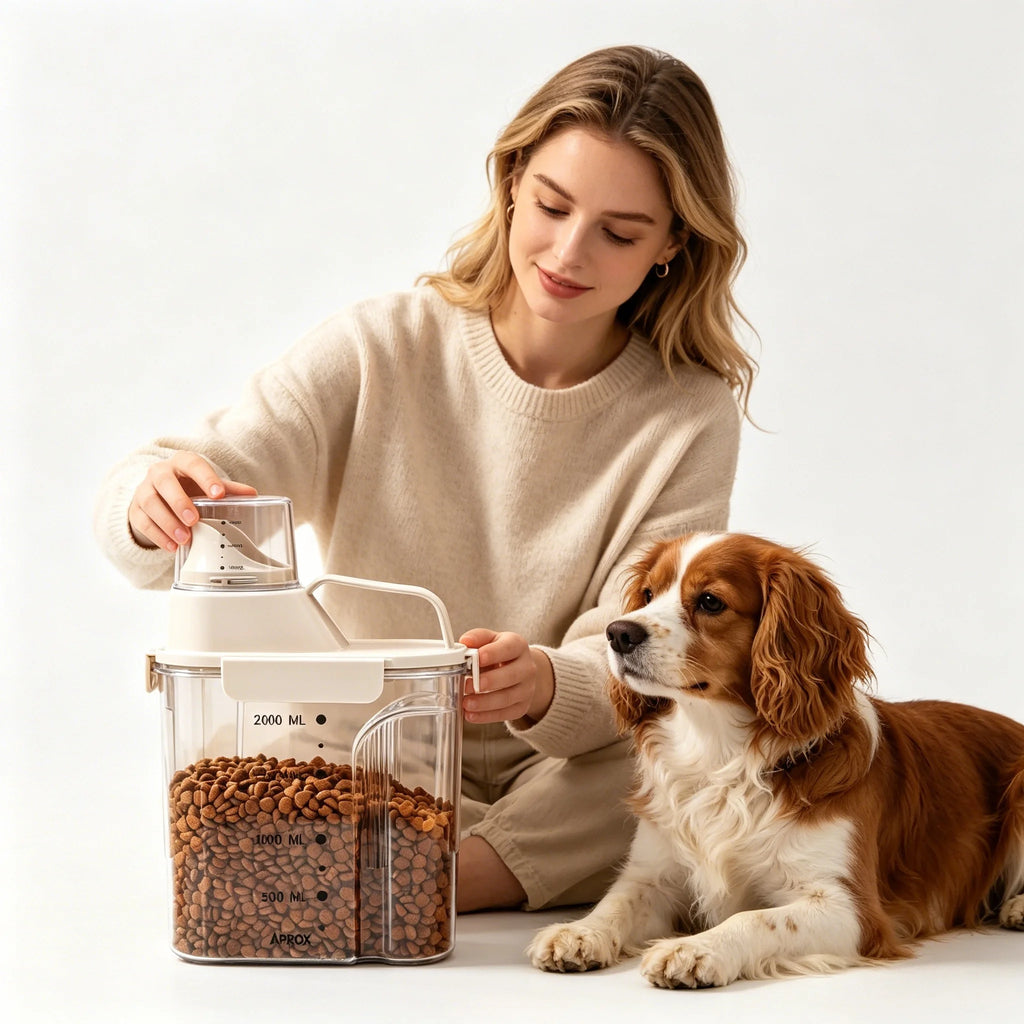 Furiva Vacuum-Seal Pet Food Container with Measuring Cup - product image 5