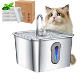 Furiva 4L Stainless Steel Pet Water Fountain from Furiva Pets