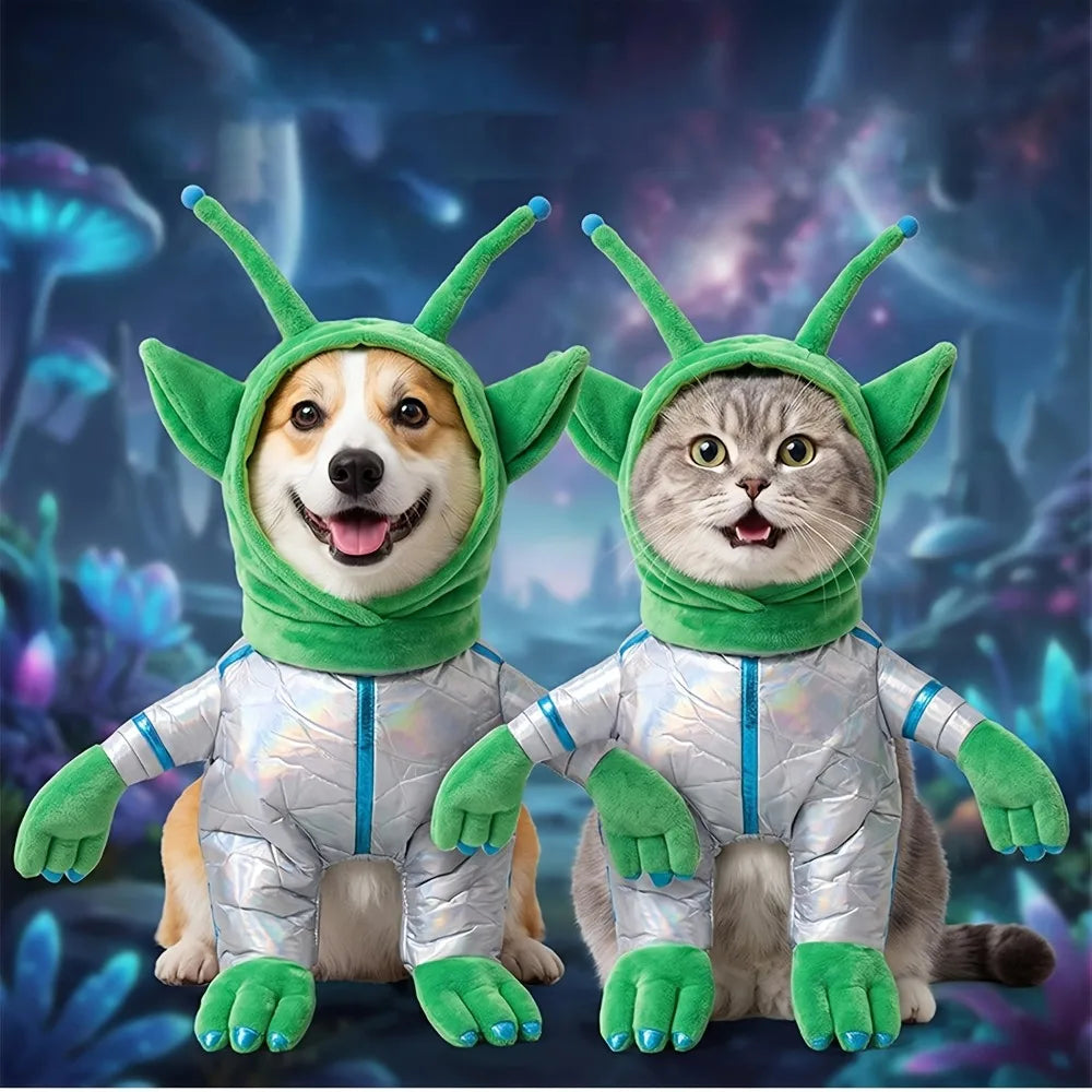 Furiva Alien Pet Costume & Hat Set - product image 4