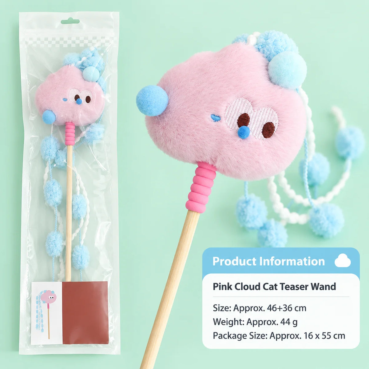 Furiva Catnip Plush Teaser Wand - product image 7