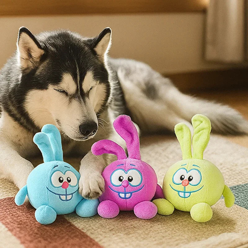 Furiva Squeaky Rabbit Plush Pet Toy from Furiva Pets