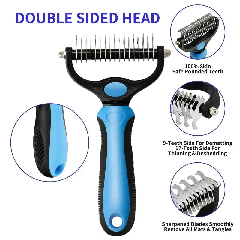 Furiva Dual-Sided Pet Dematting Comb - product image 2
