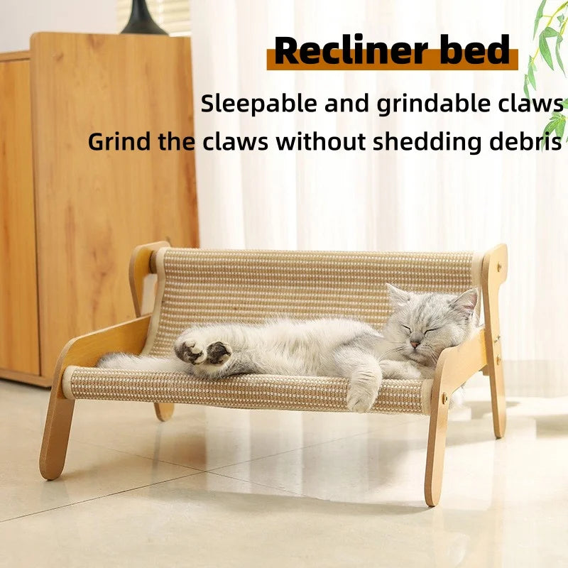 Furiva Elevated Sisal Cat Scratcher Hammock from Furiva Pets