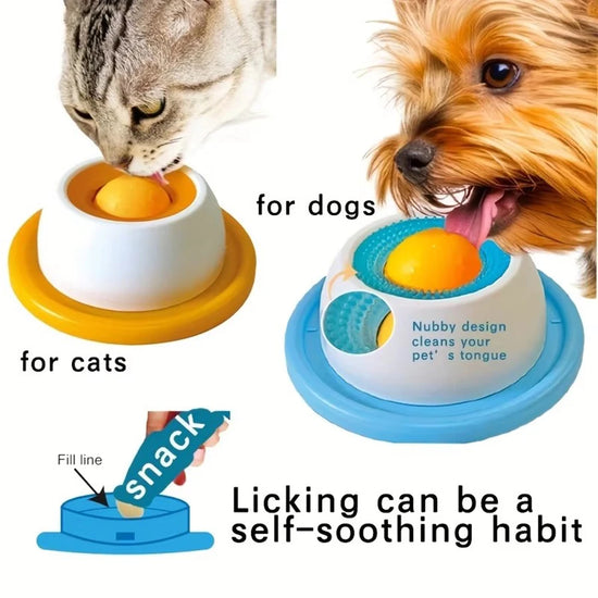 Furiva Slow-Feeding Lick Dispenser Toy from Furiva Pets