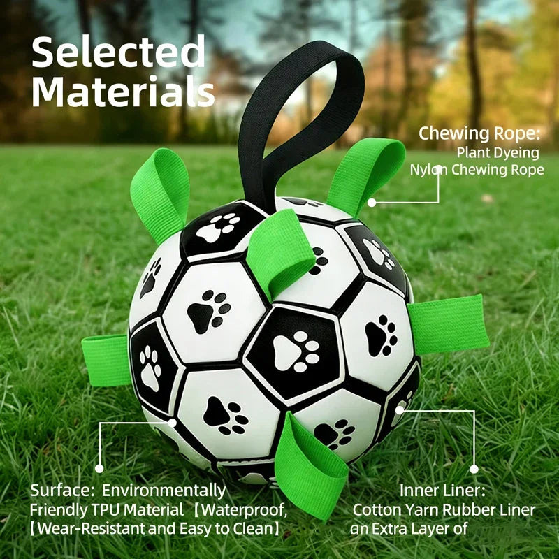 Furiva Grab-Tab Dog Soccer Ball - product image 3