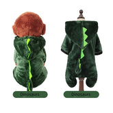 Furiva Green Fleece Pet Jumpsuit from Furiva Pets