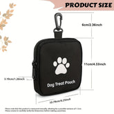 Furiva Paw-Print Zipper Dog Treat Pouch - product image 2