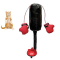 Furiva Springcat boxing toy with suction base for endless play and fun for cats