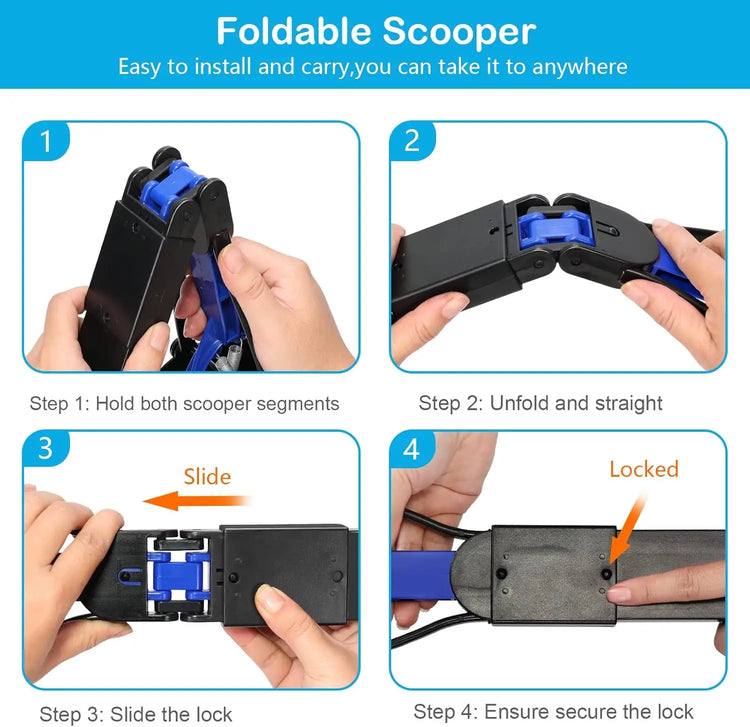 Folding Dog Pooper Scooper from Furiva Pets