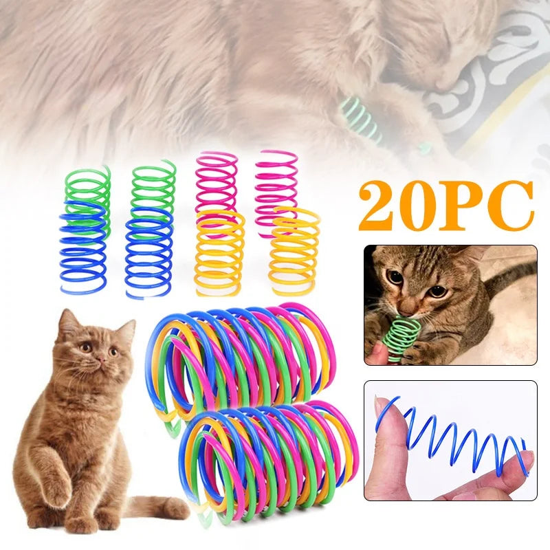 Furiva Colorful Spring Cat Toys - product image 2
