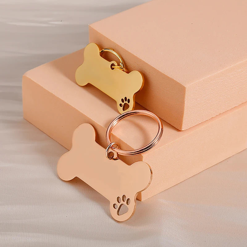 Furiva Shiny Metal Pet Collar Tag - product image 4