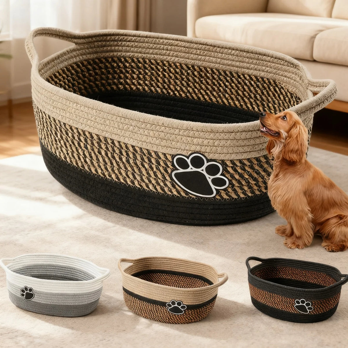 Furiva Pet Toy Storage Basket for Dogs & Cats from Furiva Pets