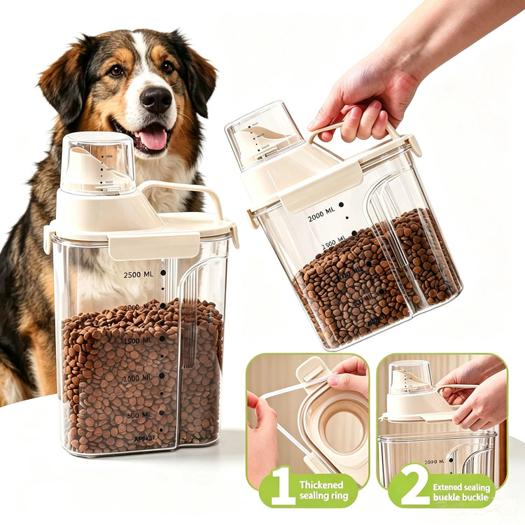 Furiva Vacuum-Seal Pet Food Container with Measuring Cup from Furiva Pets