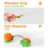 Furiva Wooden Cat Teaser Wand for Cats - product image 4