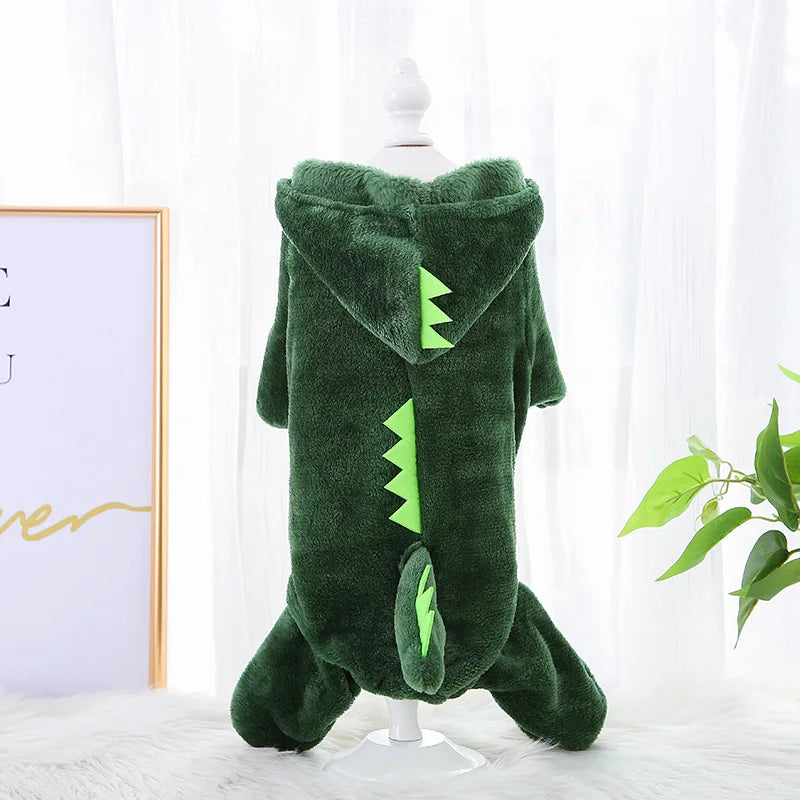 Furiva Green Fleece Pet Jumpsuit - product image 6