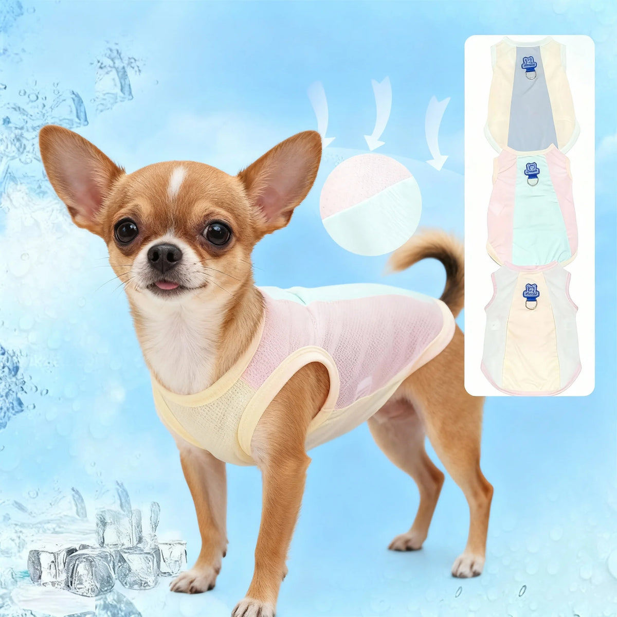 Furiva UV-Protective Cooling Vest for Dogs from Furiva Pets