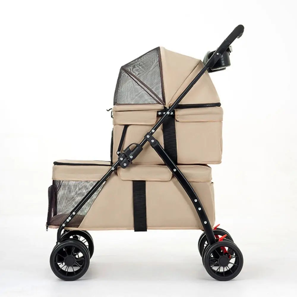 Furiva Double Pet Stroller with Lockable Wheels - product image 2