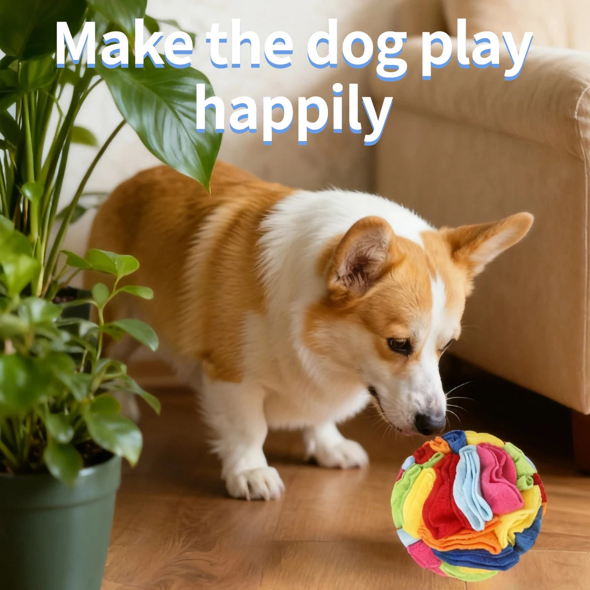 Furiva Foraging Snuffle Ball for Dogs & Cats - product image 5
