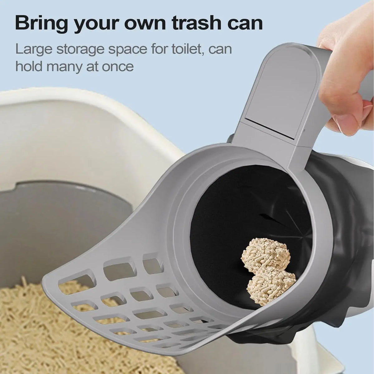 Furiva Cat Litter Scoop Station with Waste Bags - product image 4
