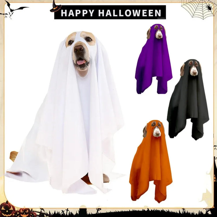 Furiva Halloween Ghost Cloak for Dogs & Cats - product image 2