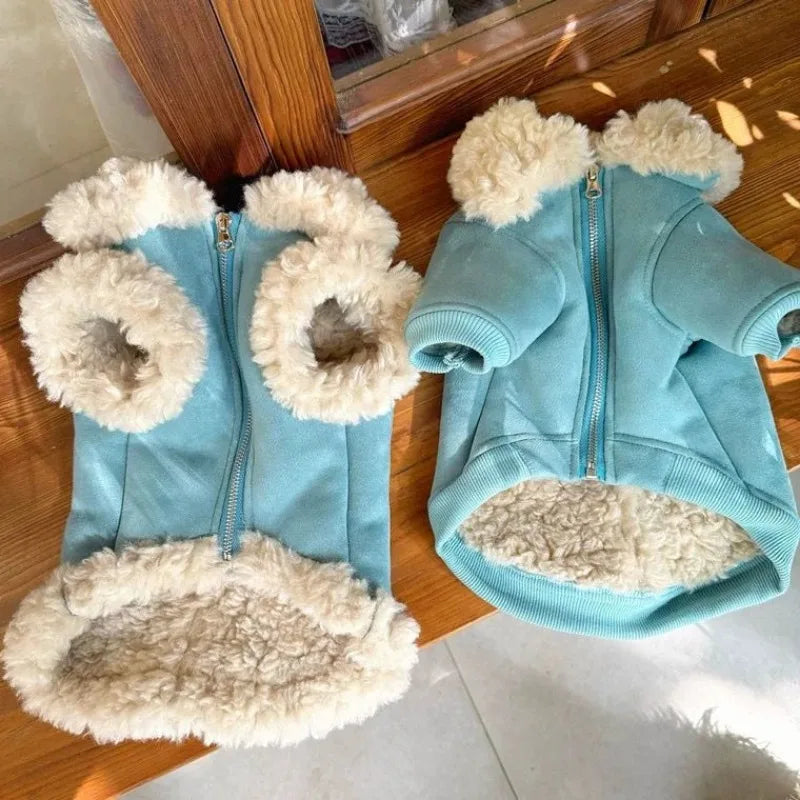 Furiva Fleece Winter Pet Coat for Dogs & Cats - product image 4