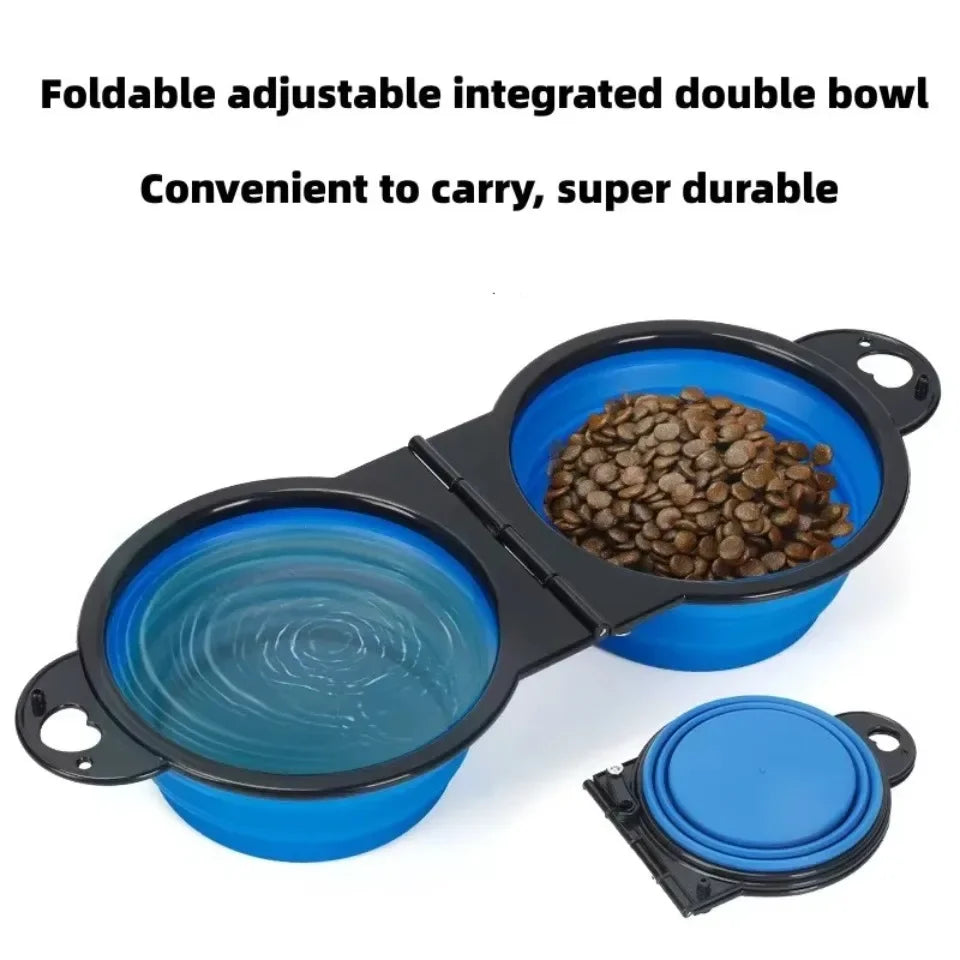 Furiva Foldable Dual Travel Pet Bowl - product image 2