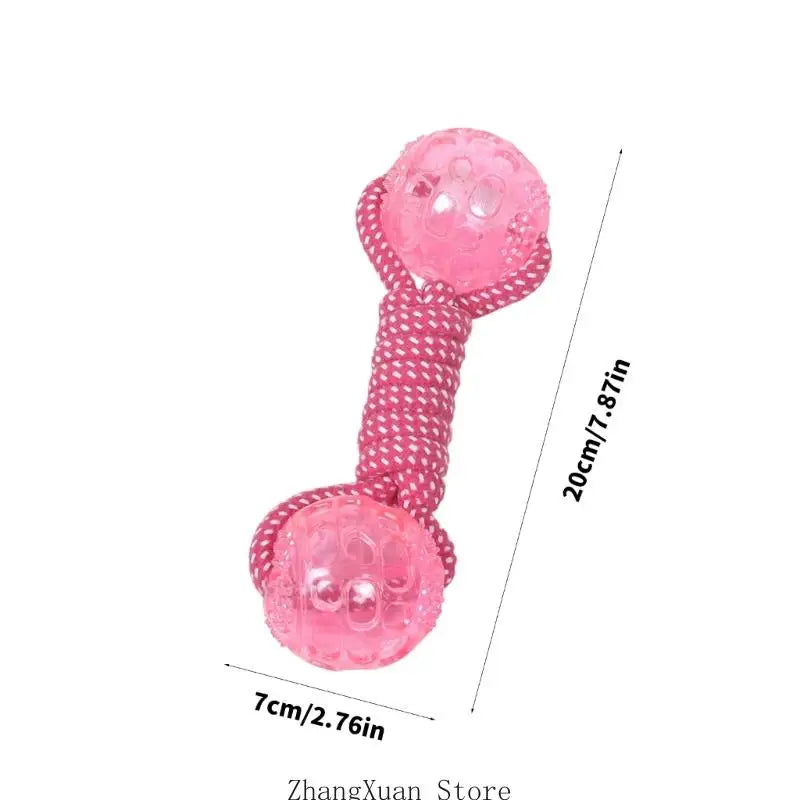 Furiva Tennis Ball Rope Squeaky Toy - product image 2