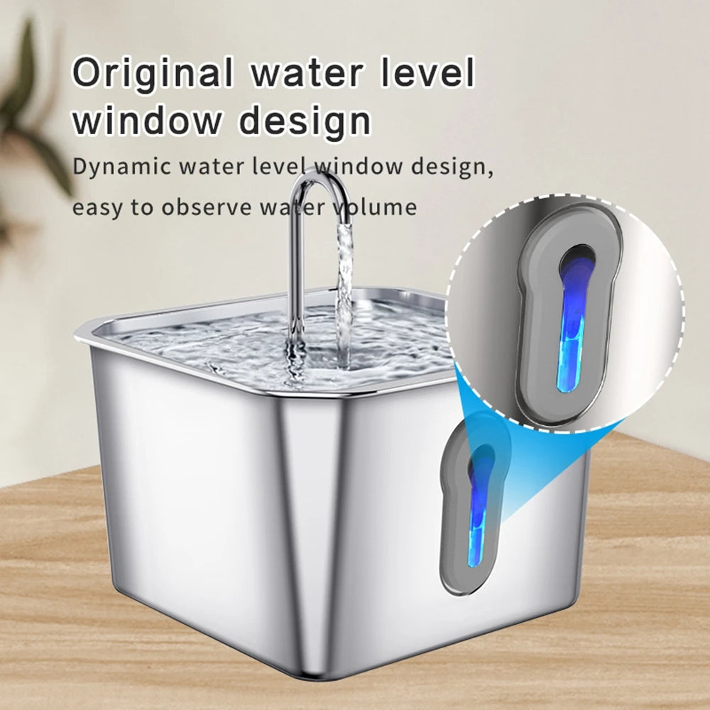 Furiva 4L Stainless Steel Pet Water Fountain - product image 3