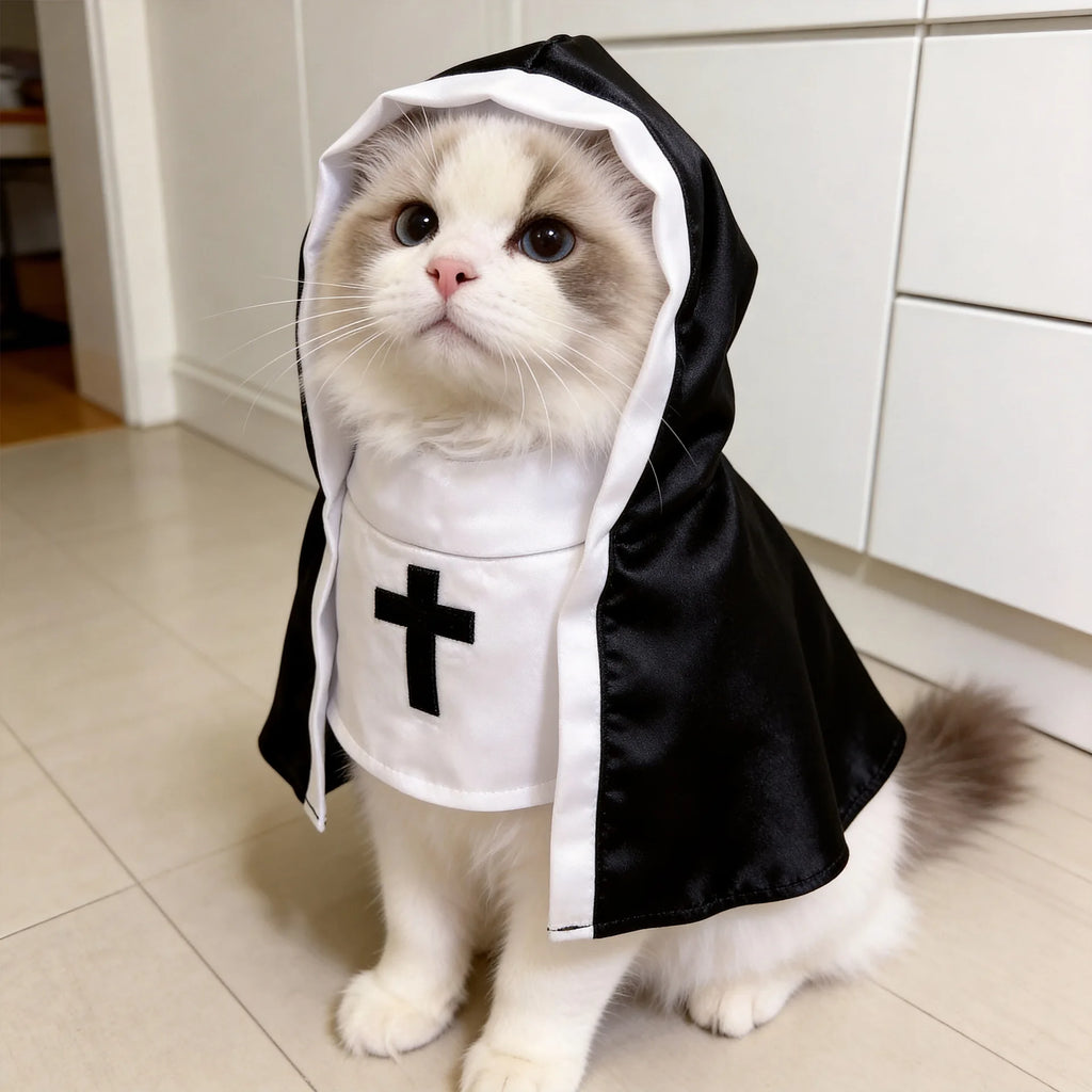 Furiva Halloween Nun Pet Costume - product image 4