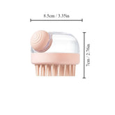Furiva Long-Hair Pet Bath Brush with Shampoo Dispenser - product image 7
