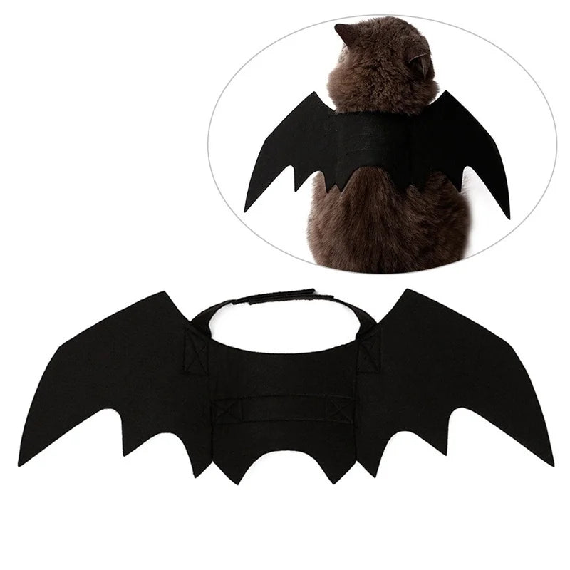 Furiva Black Bat Wings Pet Costume - product image 2