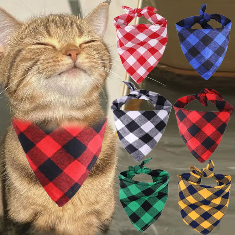Furiva Washable Plaid Pet Bandana - product image 3