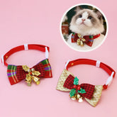 Furiva Christmas Bow Tie Bell Collar - product image 4