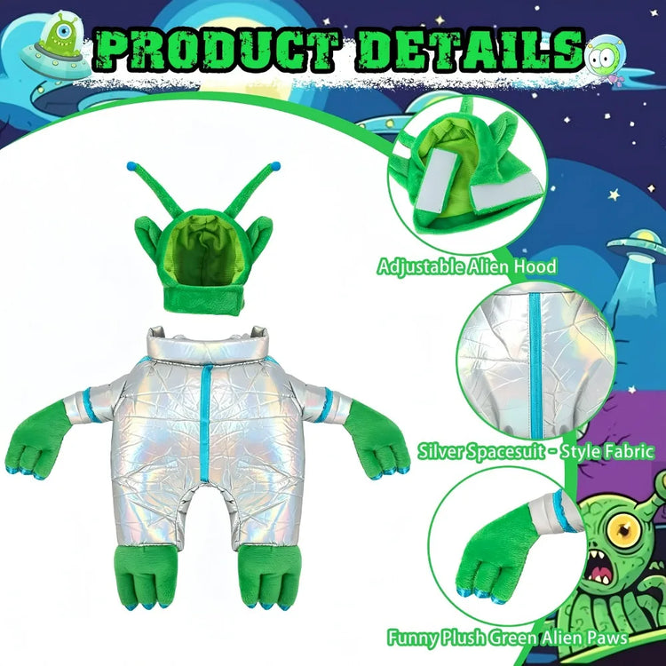 Furiva Alien Pet Costume & Hat Set - product image 5