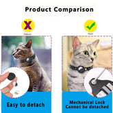 Reflective Cat Collar with AirTag Holder | Furiva Pets - product image 4