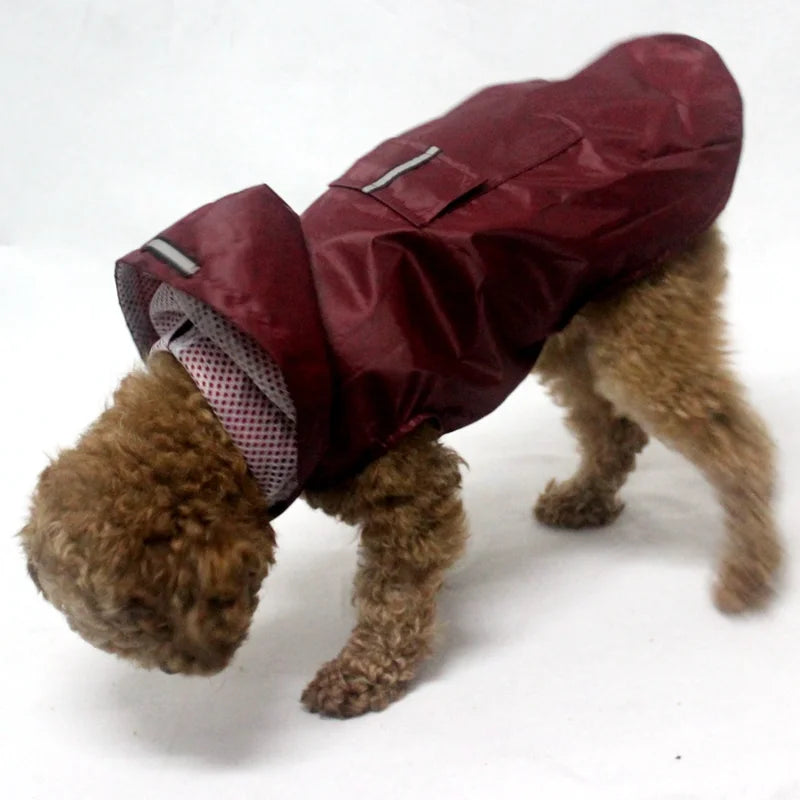 Furiva Lightweight Reflective Dog Rain Poncho - product image 4