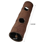 Furiva Suede Cat Tunnel with Peek Holes - product image 10