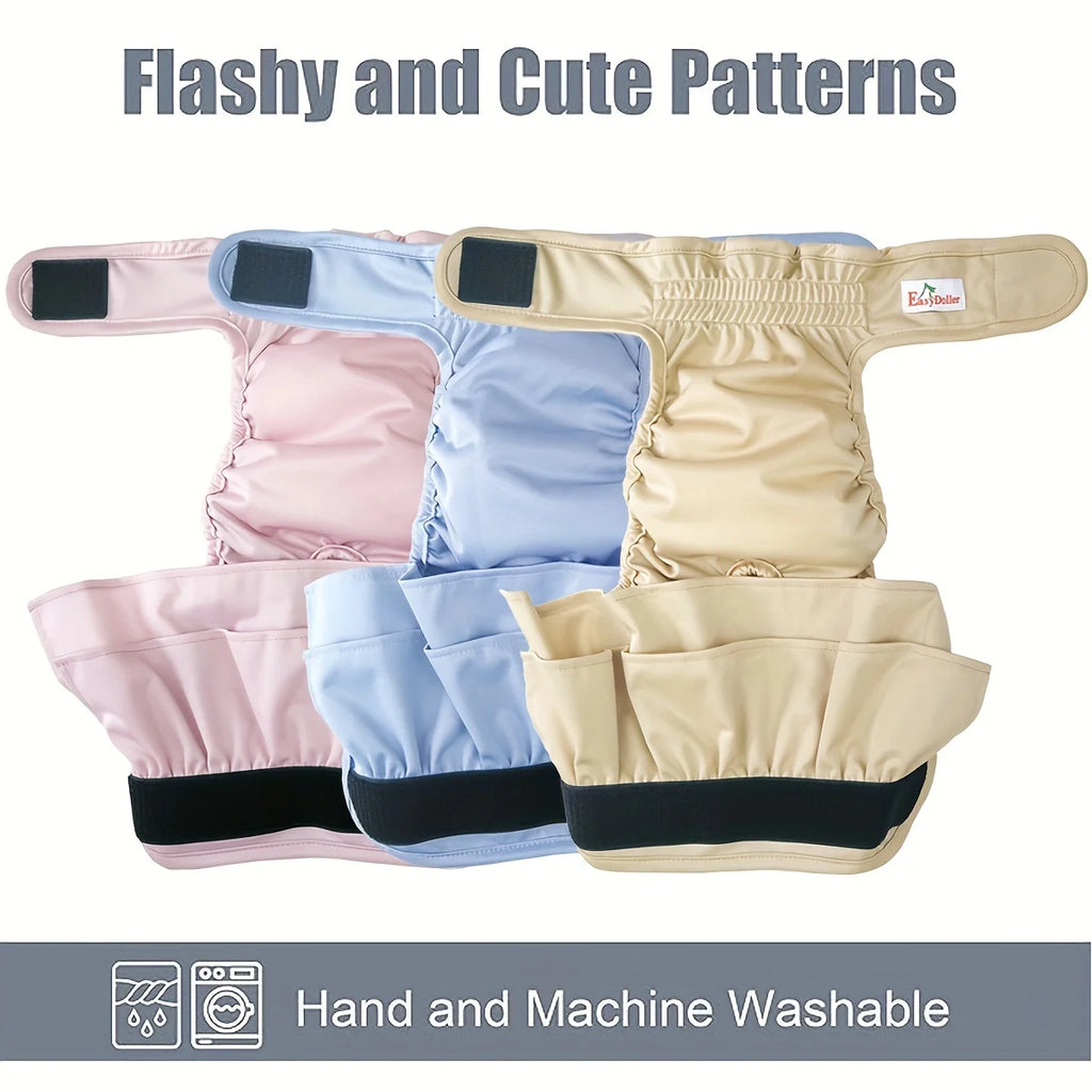 Furiva Washable Houndstooth Female Dog Diaper - product image 6