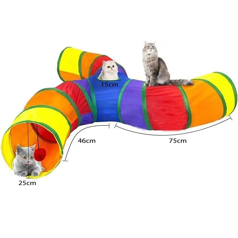 Furiva Foldable Cat Tunnel with Peek Holes - product image 14